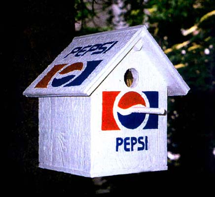 Pepsi Vogelhaus